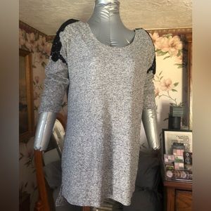 Medium gray vanity tunic